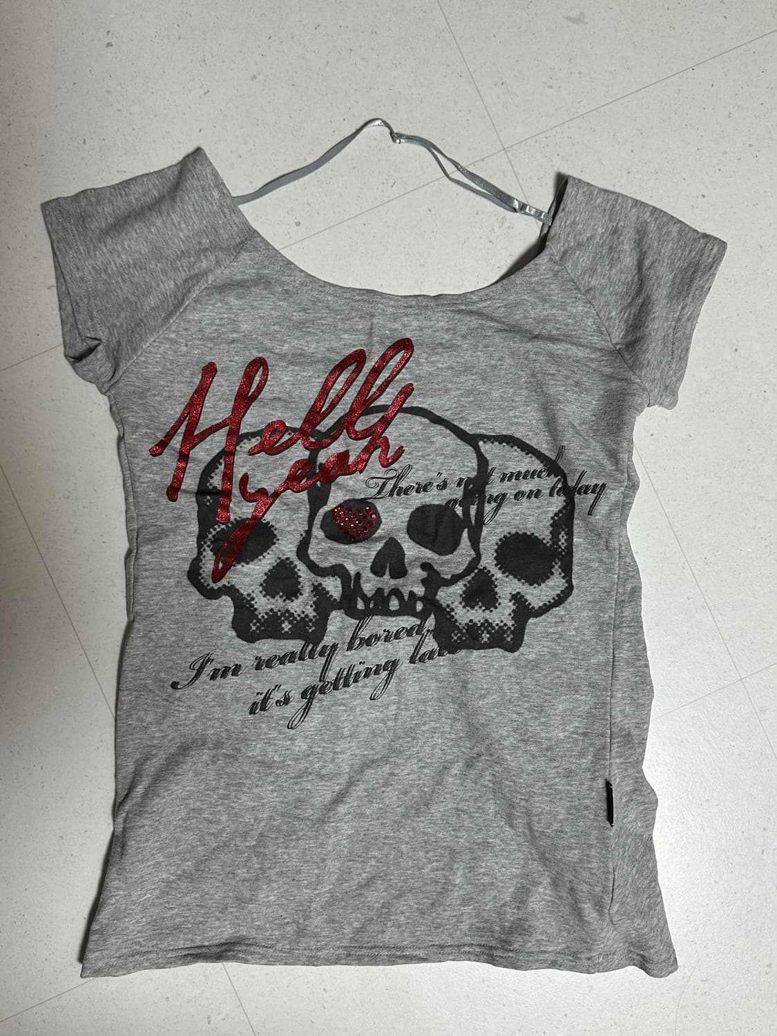 Cecil McBee 세실맥비 skull bizz top 상품이미지2