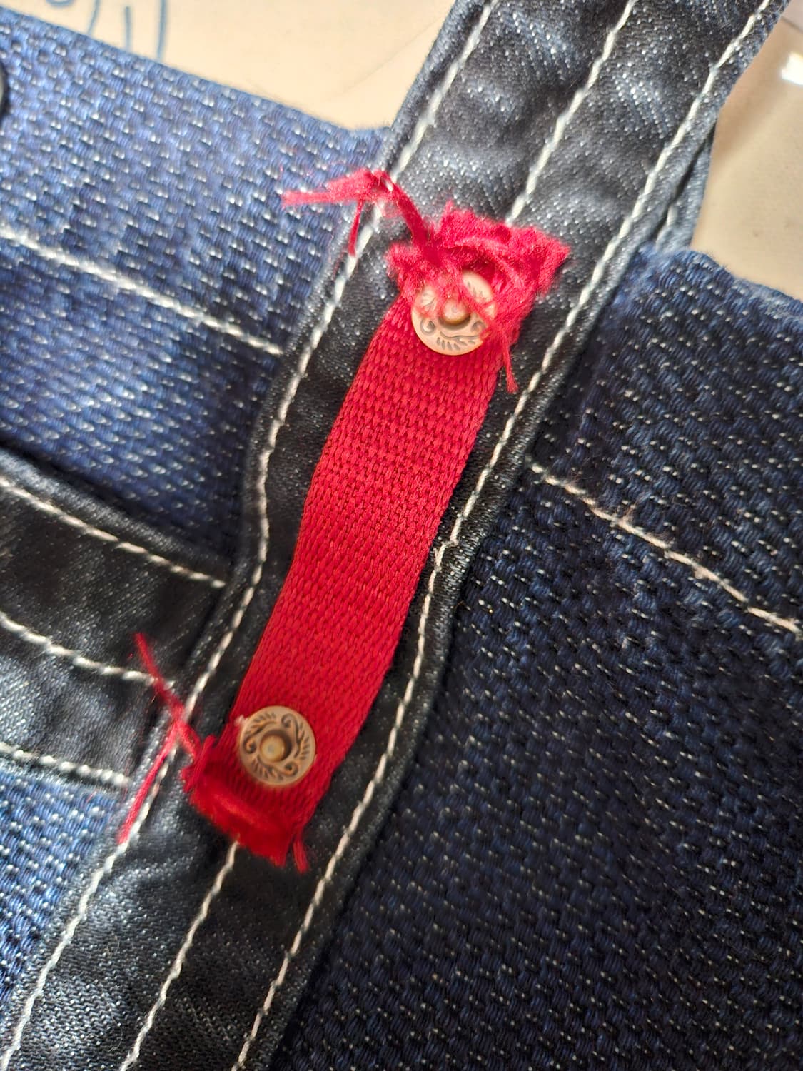 [OS] Vintage denim tote bag 상품이미지2