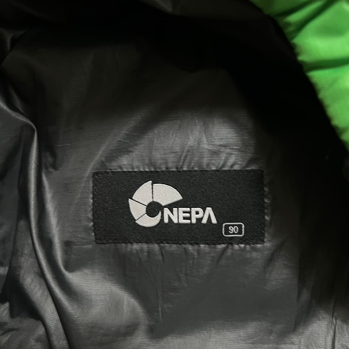 네파 덕다운 투톤 배색 유틸리티 후드 패딩 점퍼 [그린] S/90 상품이미지6