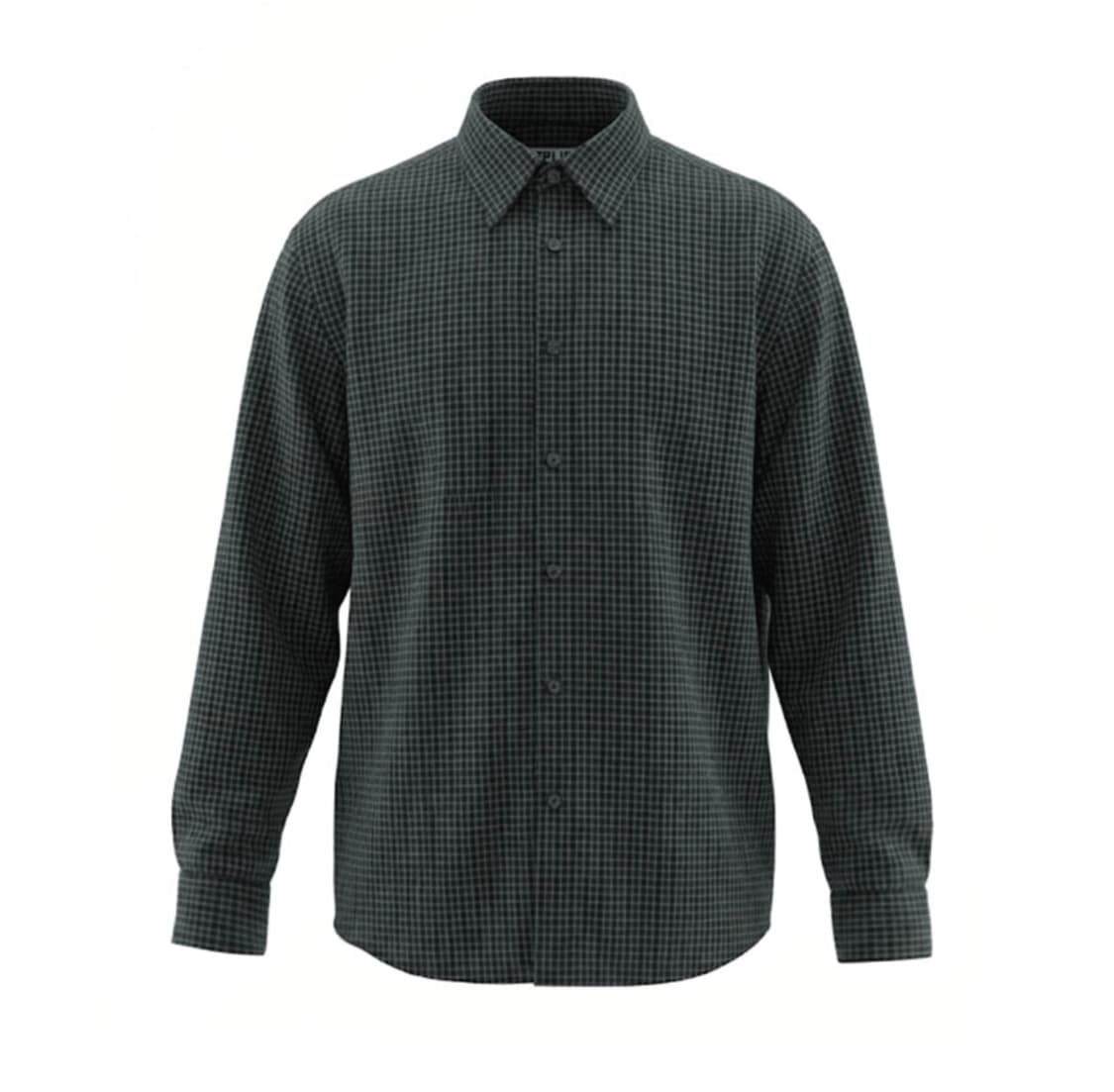 지플리시 / 스틴슨 롤업 셔츠 블랙 / XL 상품이미지1