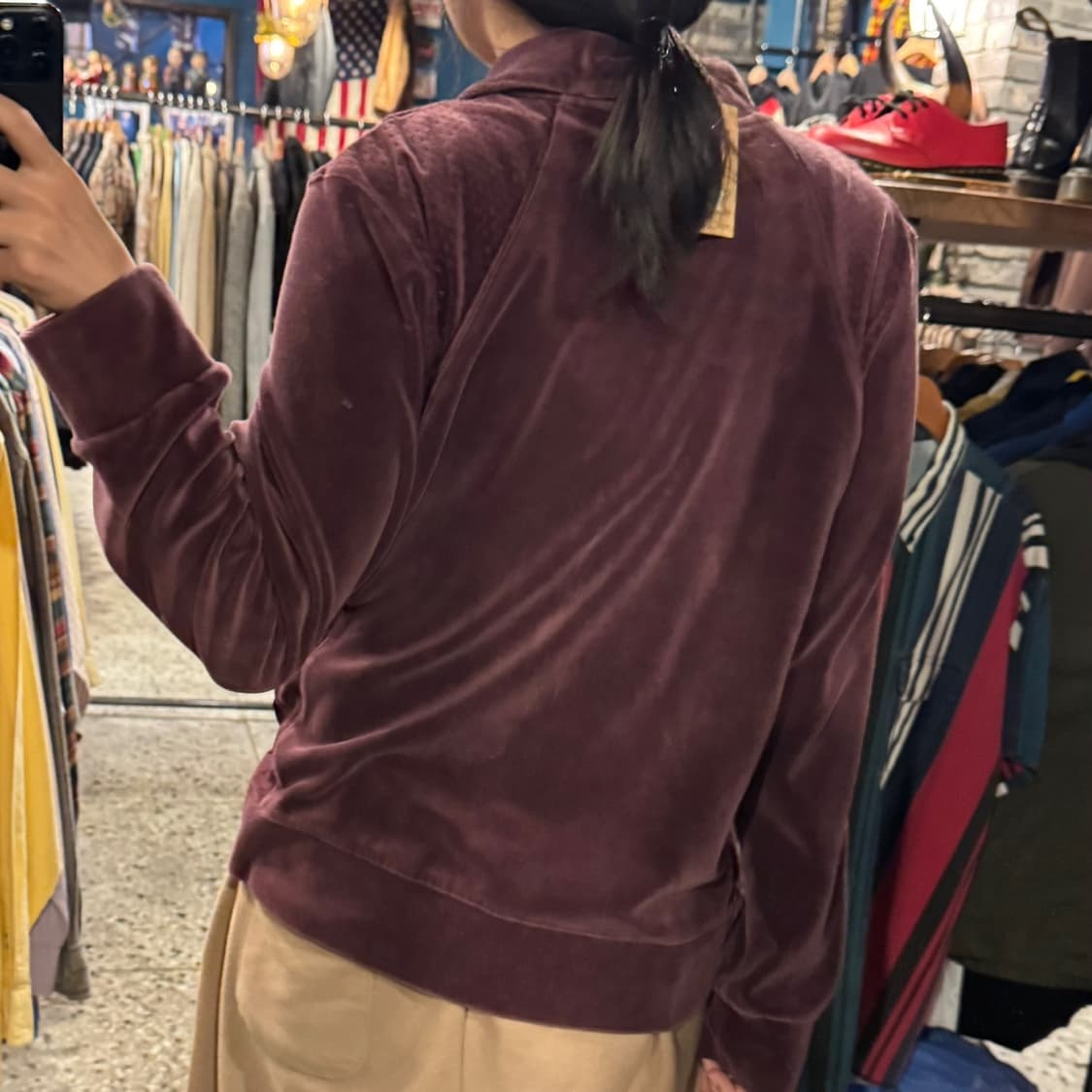 [미친핏] nike 나이키 벨벳 트랙탑 집업 상품이미지5