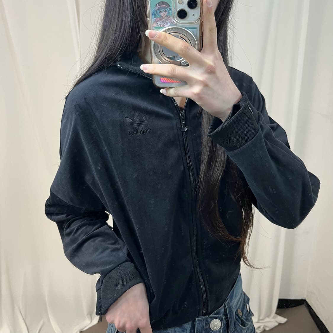 Adidas Firebird velvet jersey 상품이미지2