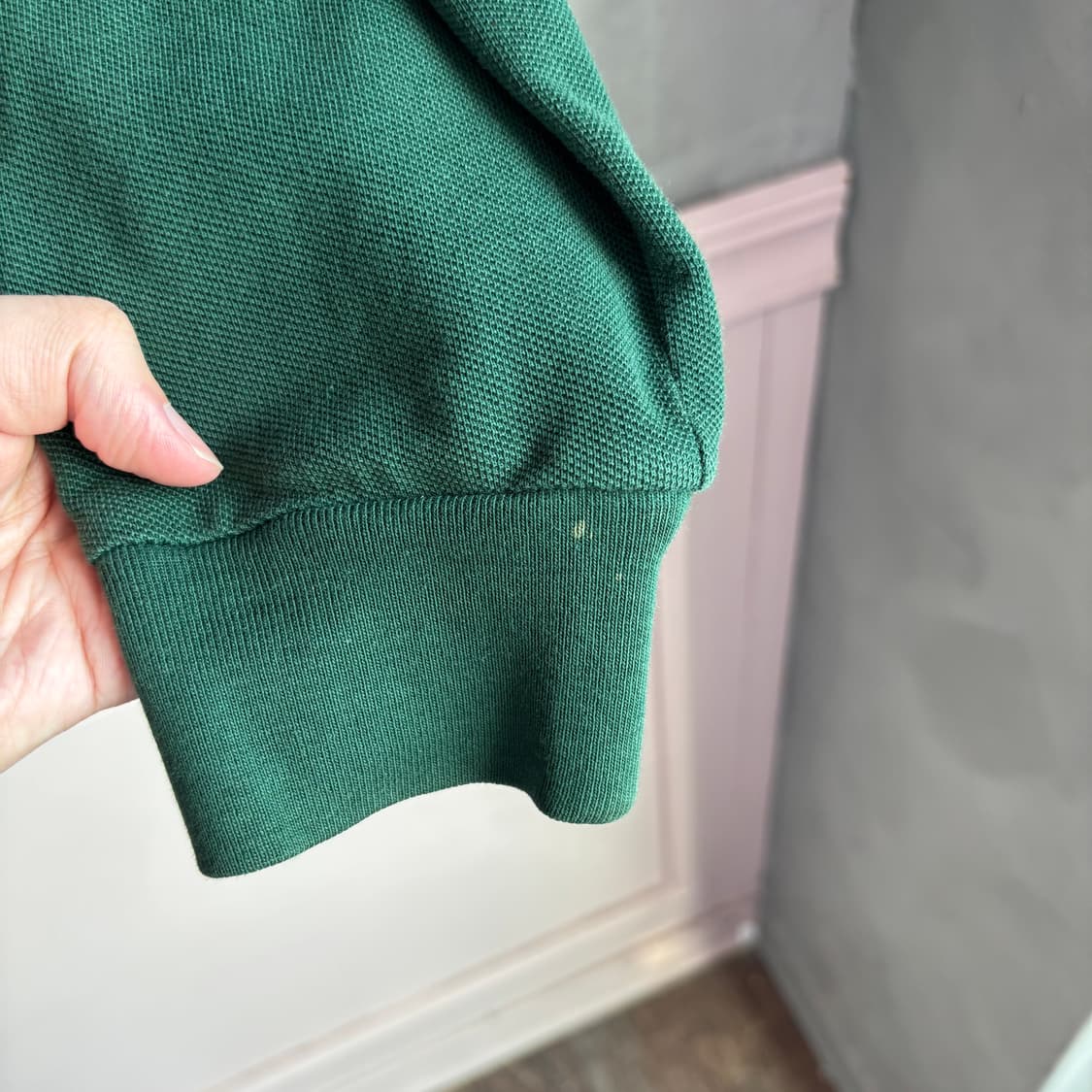 폴로 랄프로렌 빅포니 카라티 롱슬리브 그린 버건디 상품이미지5