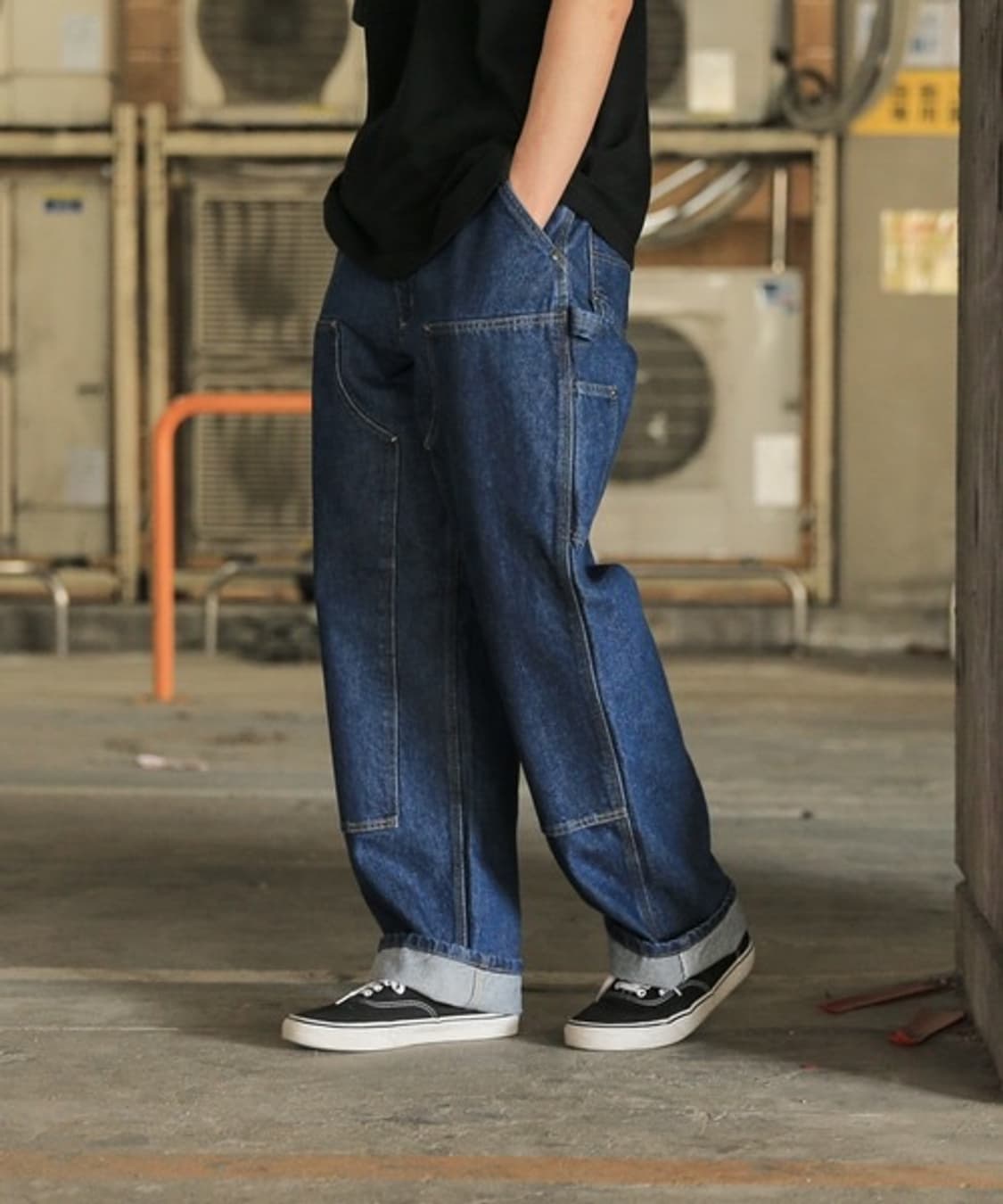 38x34 칼하트 더블니 B73 DST 다크스톤 카펜터 워크웨어 청바지 상품이미지7