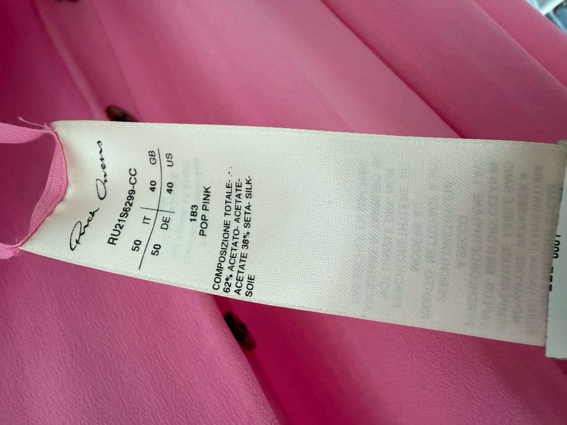 릭오웬스 오피스 셔츠 팝 핑크 상품이미지3