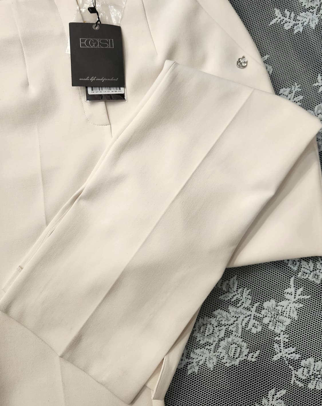 (새상품)에고이스트 밑단트임 부츠컷팬츠55 상품이미지5