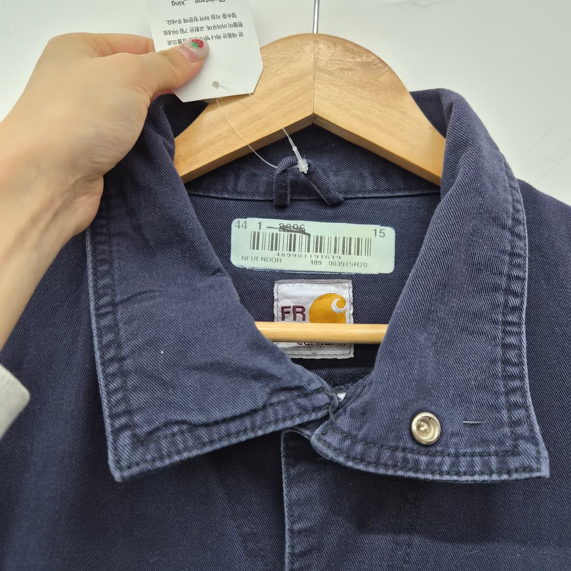 칼하트 네이비 점프수트 작업복 남자 36in 상품이미지3