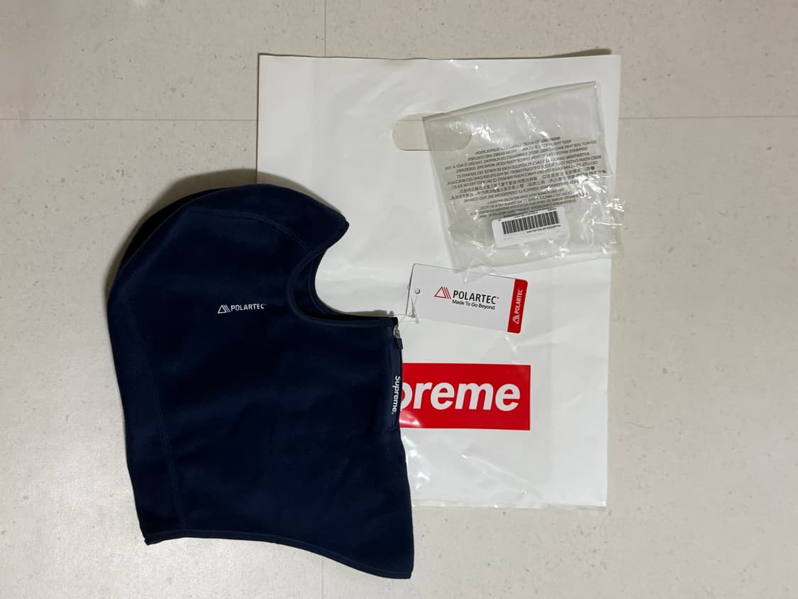 슈프림 폴라텍 집 바라클라바 네이비 - 25FW 상품이미지1