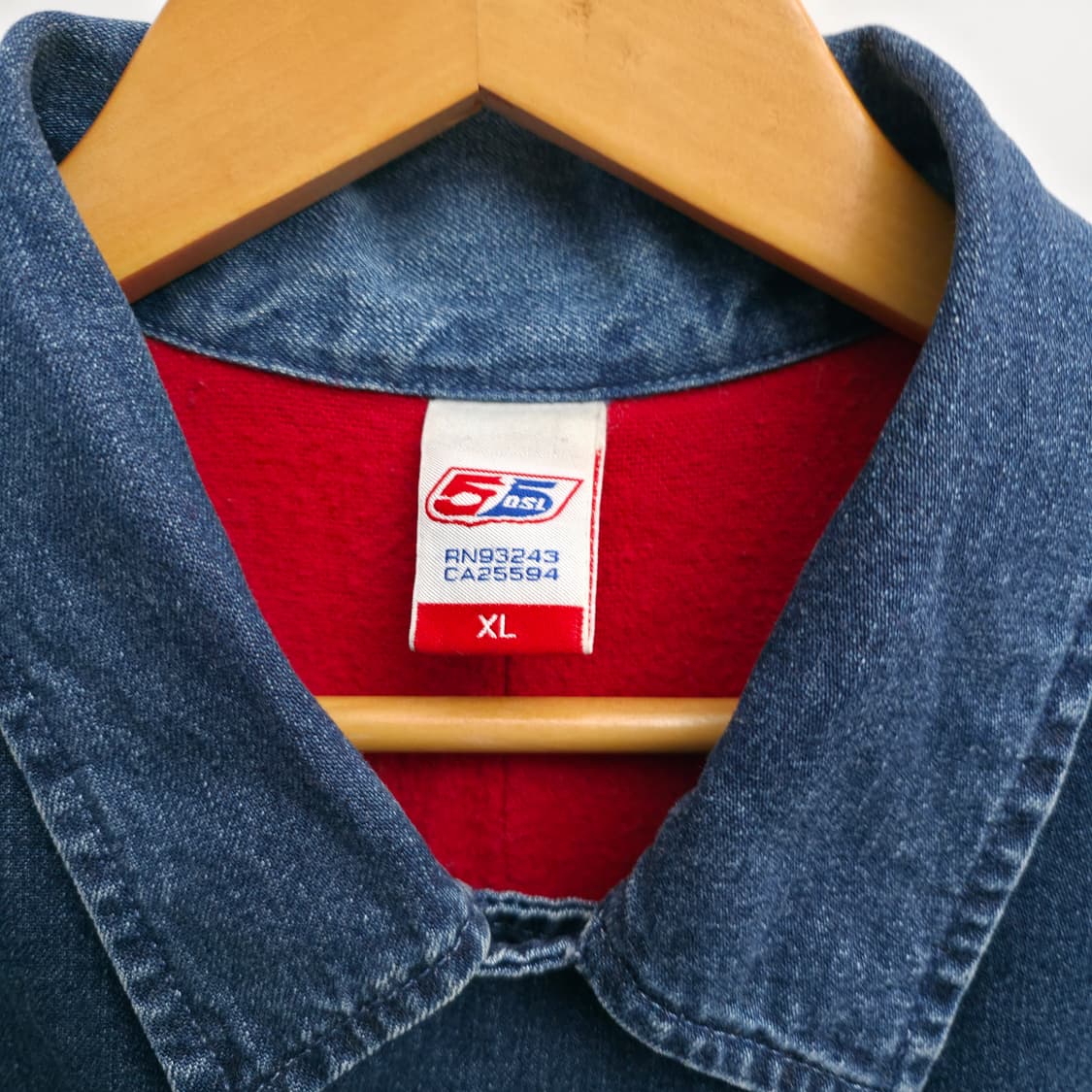 [XL] 90's 빈티지 데님 초어 자켓 상품이미지4