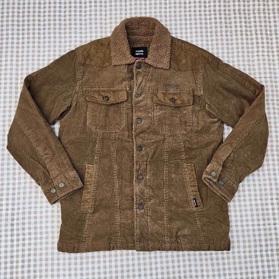 심플한 골덴 쉐르파 면점퍼 남자100 상품이미지1