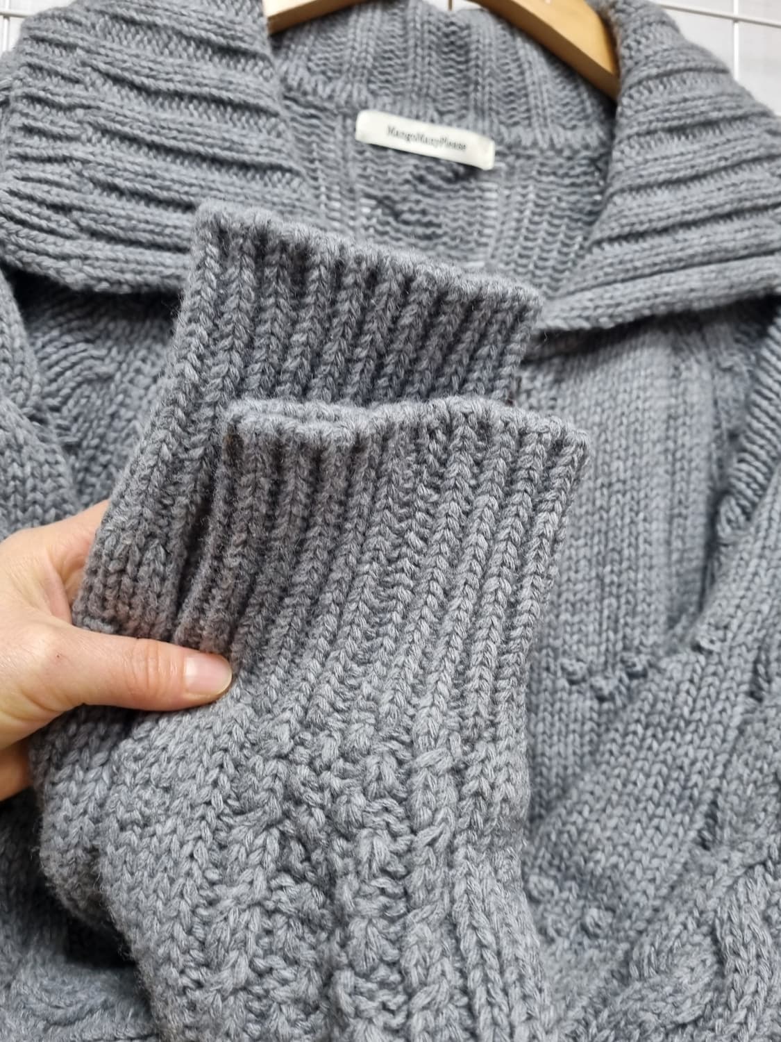 망고매니플리즈 니트가디건 상품이미지5