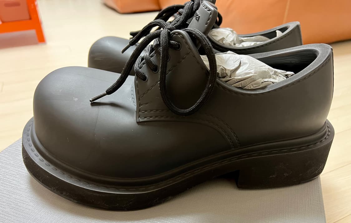 (39)발렌시아가 스테로이드 더비 블랙 상품이미지5