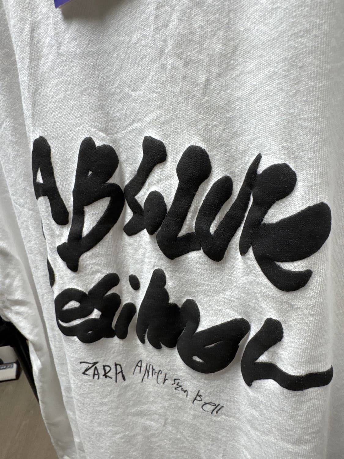 자라 앤더슨벨 초회판 립 콘트라스트 티셔츠 XL 상품이미지9