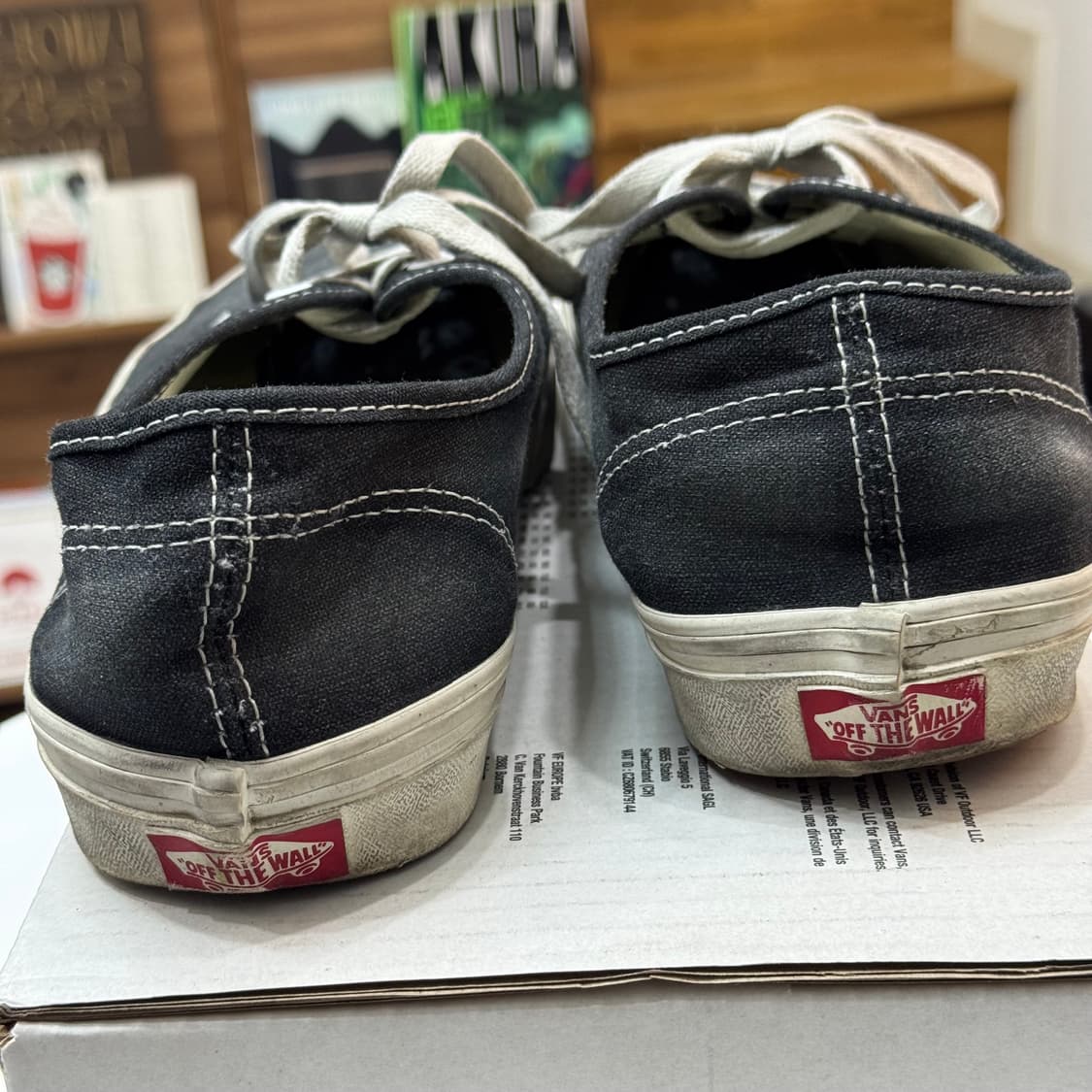 285) 반스 어센틱 웨이브 워시드 블랙 상품이미지3