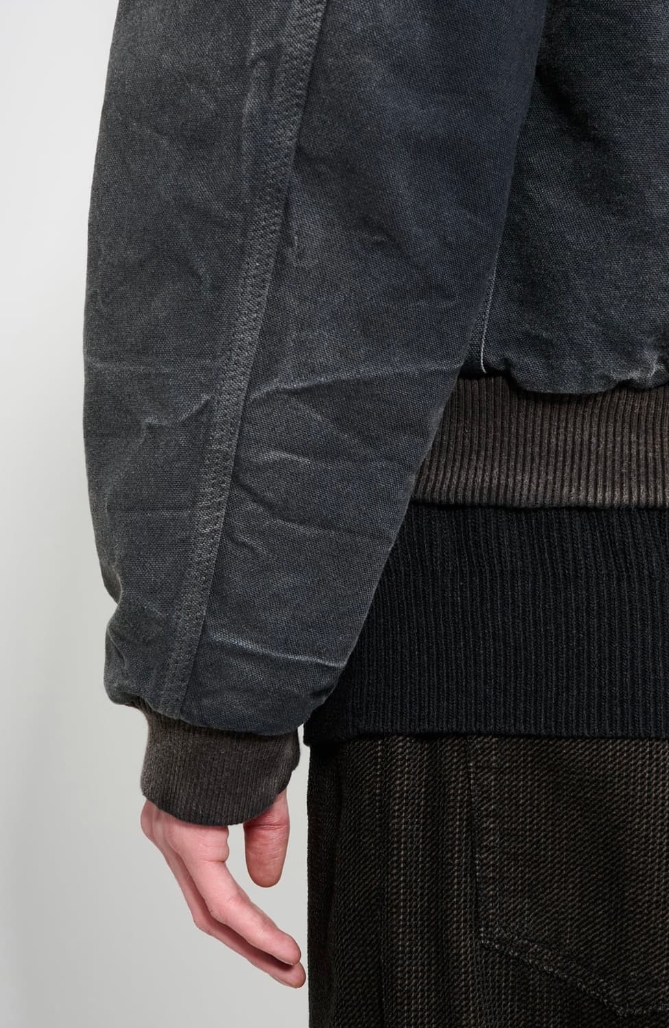 (새상품) 25FW 오라리 프로덕트 다이드 오가닉 코튼 덕 후드 집업 상품이미지5