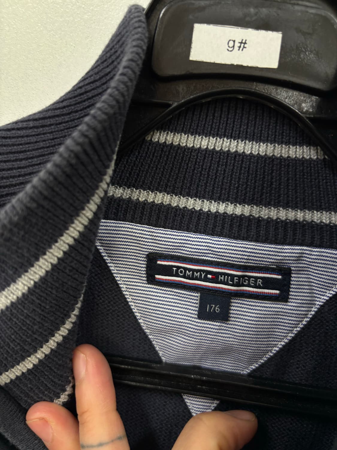 타미힐피거 울 니트집업 상품이미지4