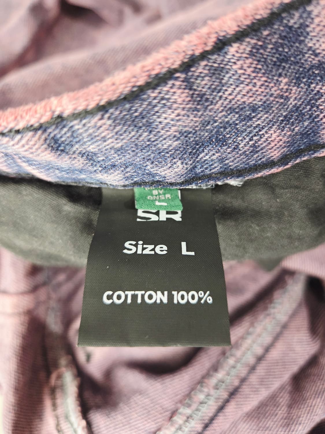 디앤에스알(DNSR) 커브드 와이드 데님 퍼플_L 상품이미지9