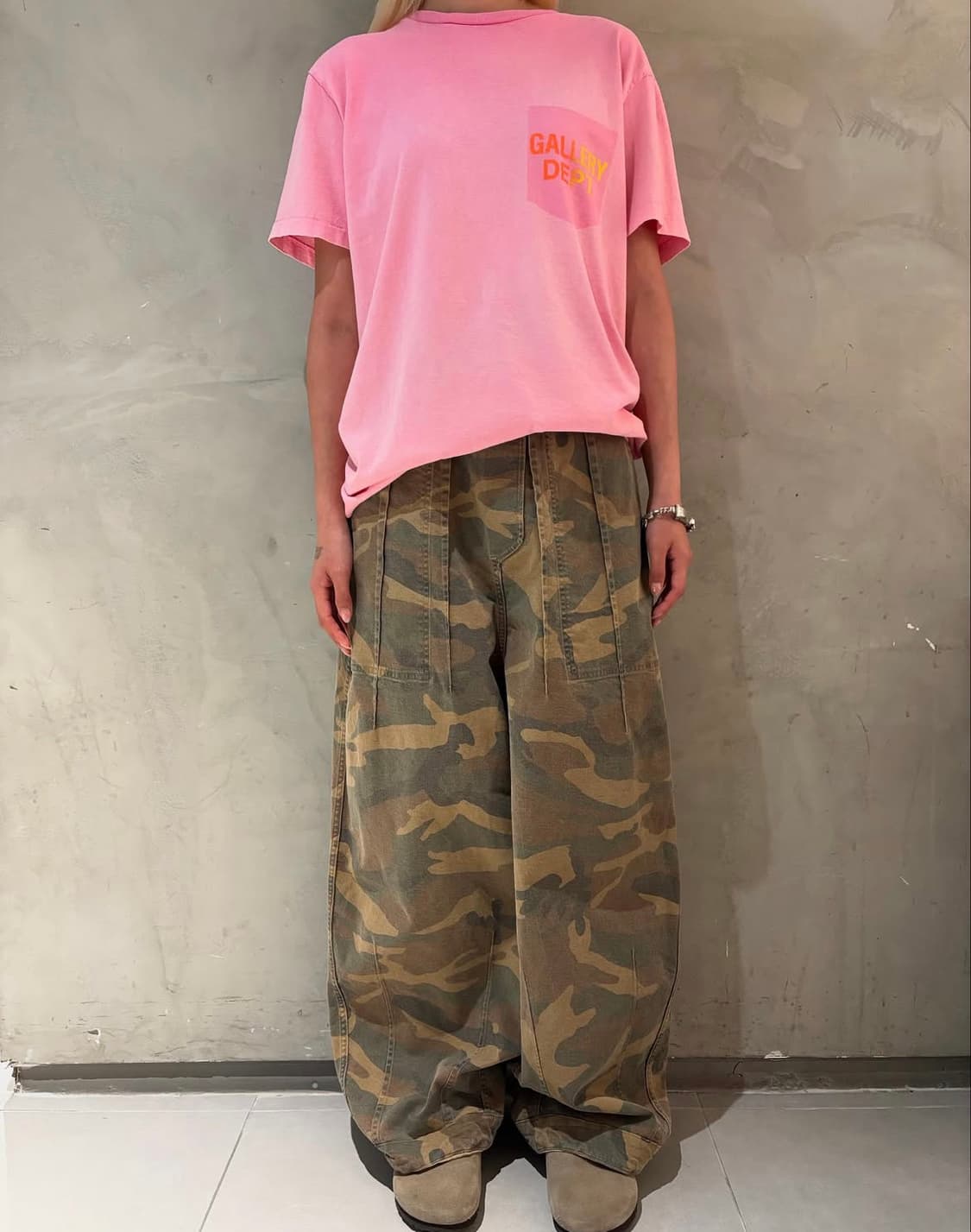 (에크루)스탠드얼론 카모 리버시블 커브드 코튼 팬츠 상품이미지3