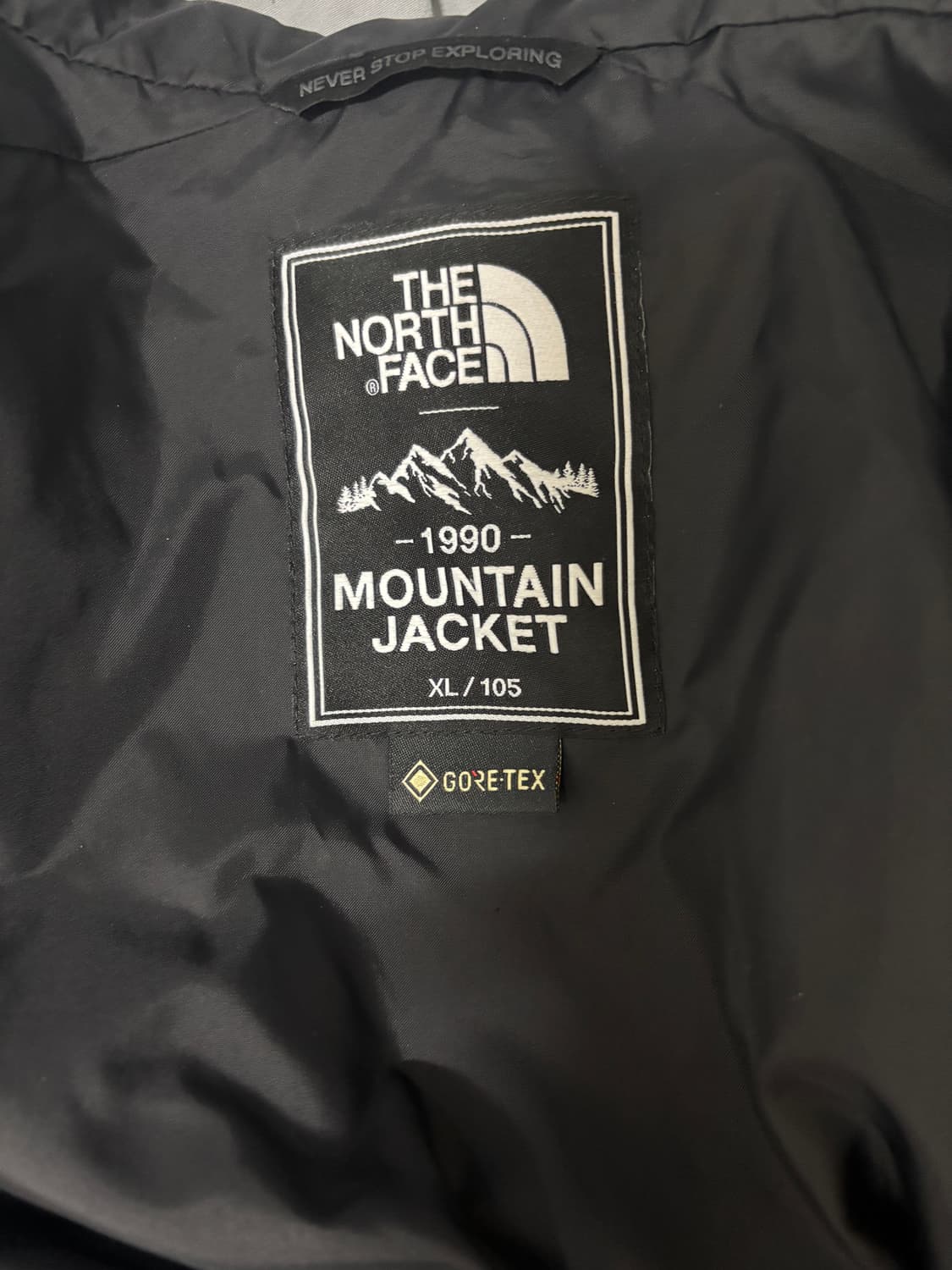 노스페이스 노벨티 고어텍스 마운틴 자켓 블랙 상품이미지2