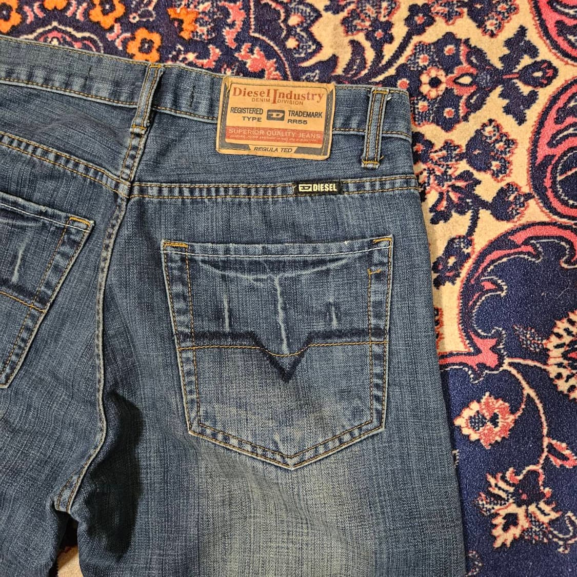 디젤(Diesel) 빈티지 포켓 워시드 데님 팬츠 30 상품이미지4