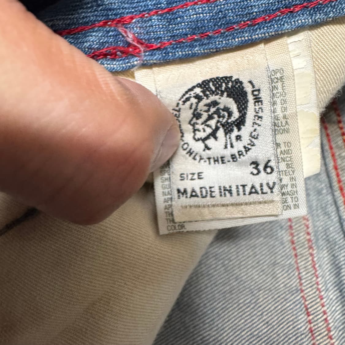 디젤 워크 카펜터 포켓 워싱 데님 팬츠 상품이미지9