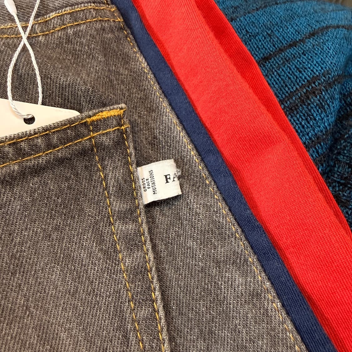 18SS 파세타즘  베스킷볼 데님 팬츠 3 사이즈 실측 35 ~36 상품이미지4