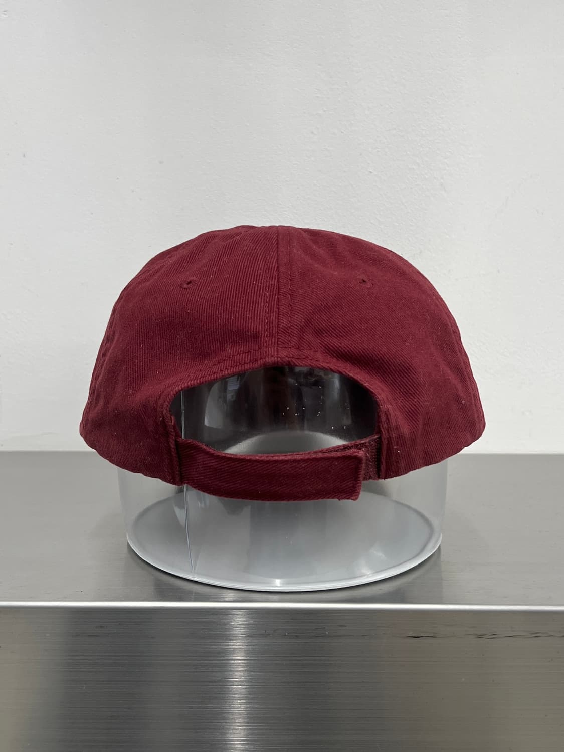 발렌시아가 버건디 바이저 볼캡 상품이미지4