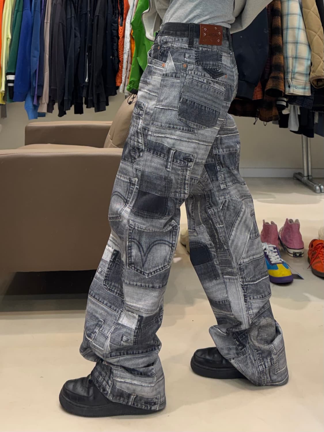 앤더슨벨 BRNO 패치워크 데님 팬츠 상품이미지9