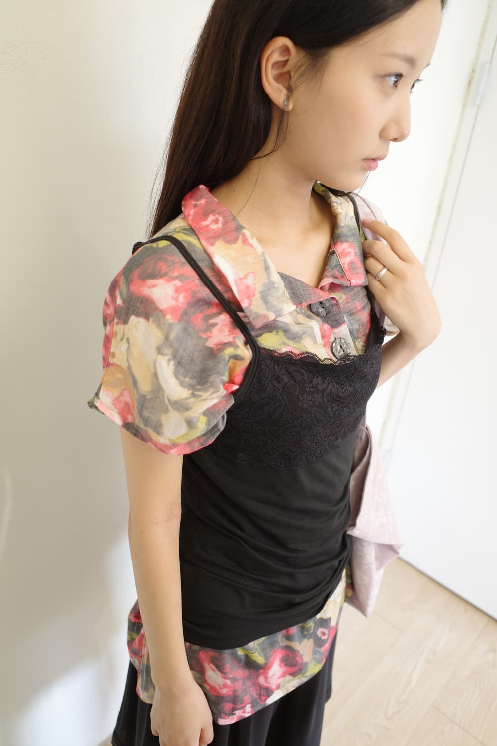 lace black sleeveless  상품이미지2