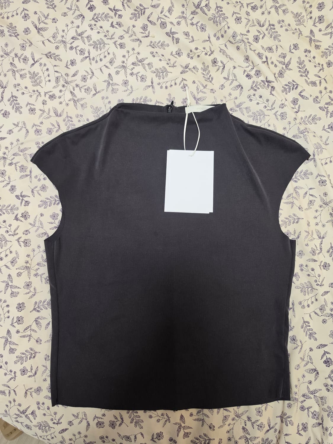 아모멘토 Jersey Mock Neck Top 저지 모크넥 탑 차콜 상품이미지4
