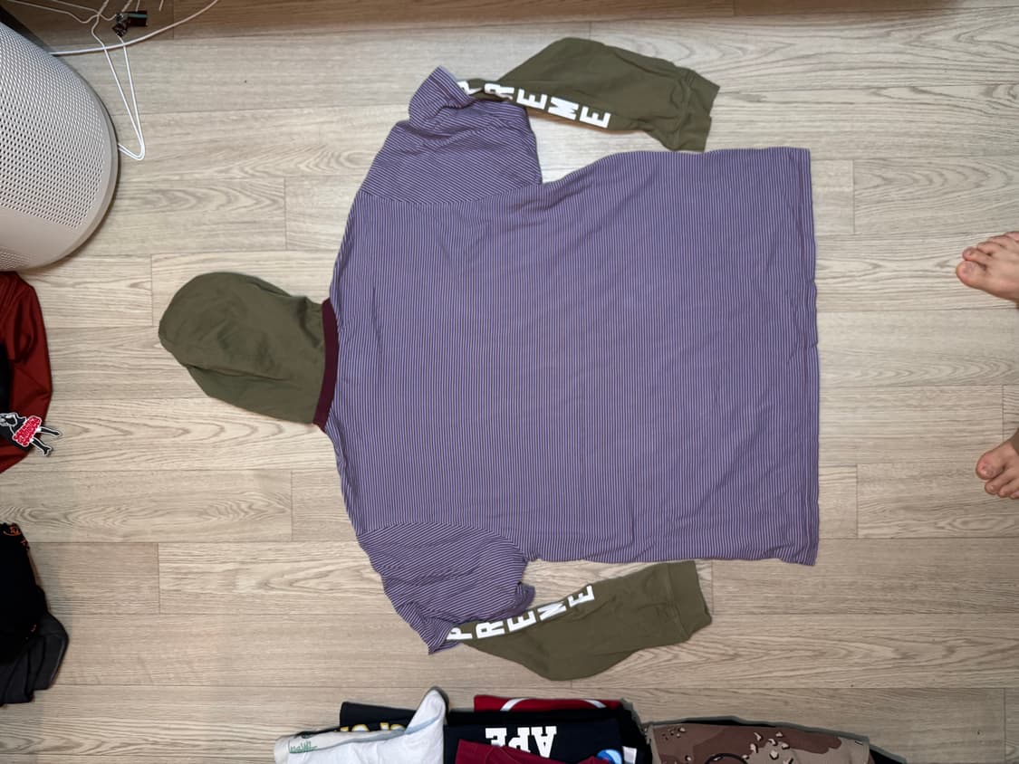 슈프림 레이어드 후드 롱슬리브 24SS 상품이미지4