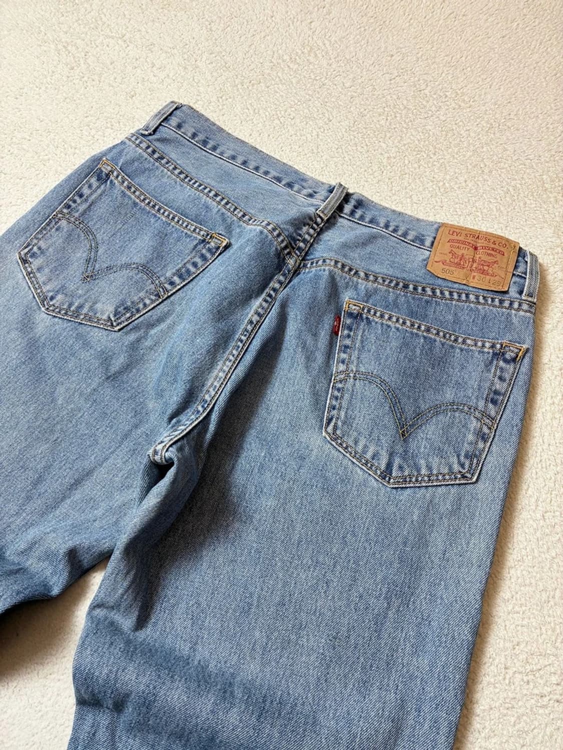 리바이스 505 EGYPT 레귤러핏 데님 팬츠 PN7981 상품이미지6