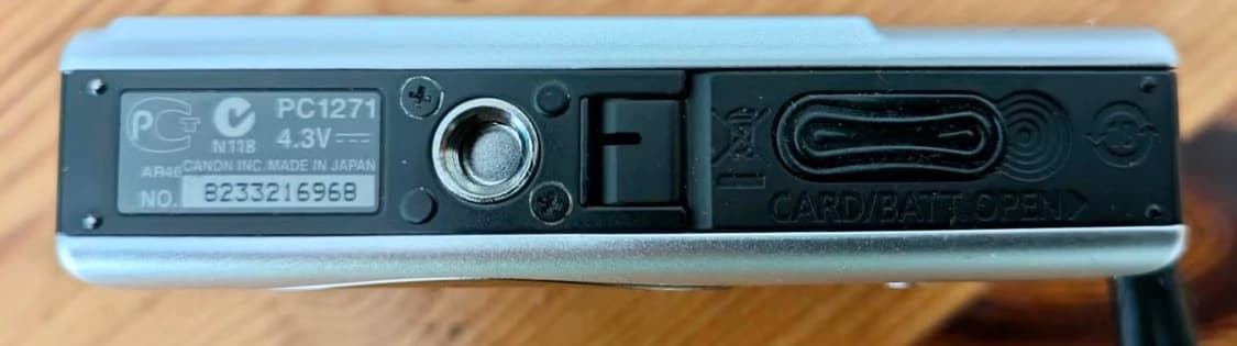 상태좋음 CANON IXUS 80 캐논 익서스 빈티지 디지털카메라 디카 상품이미지10