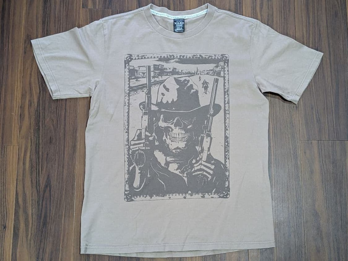 06SS 넘버나인 스컬 건맨 그래픽 티셔츠 상품이미지1