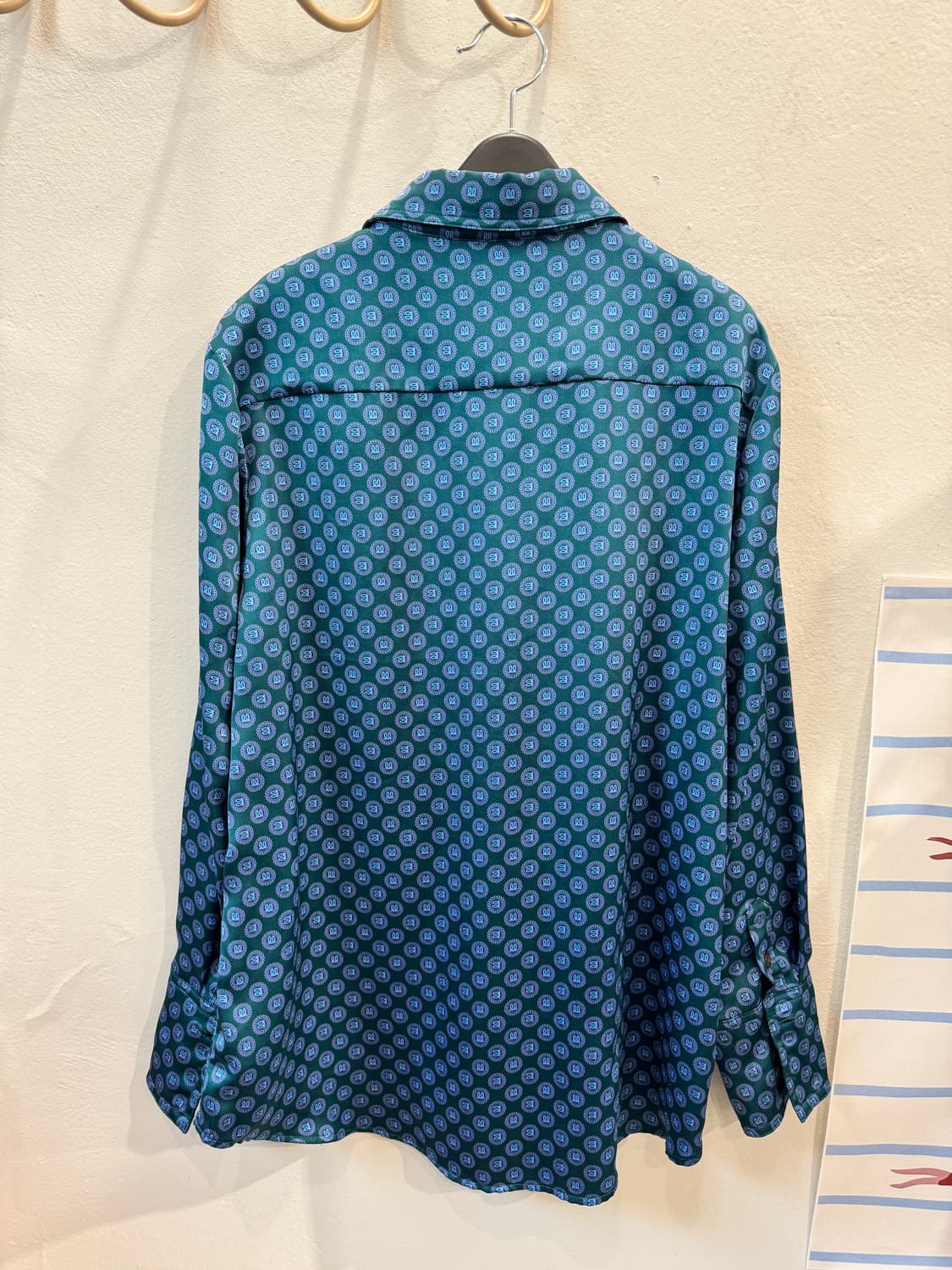 vintage 컬러패턴 블라우스 상품이미지5