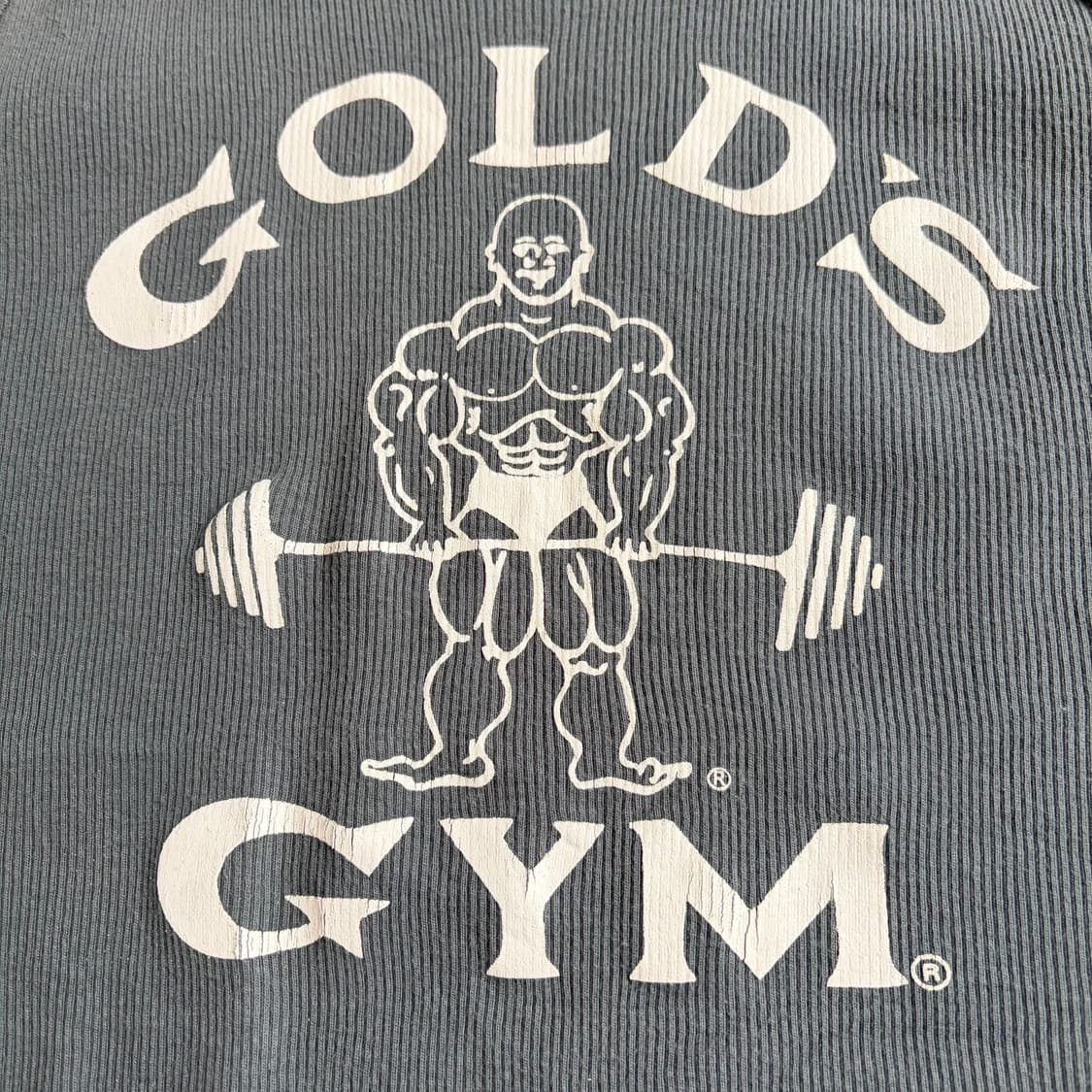 골드짐 빈티지 머슬 슬리브리스 M 상품이미지4