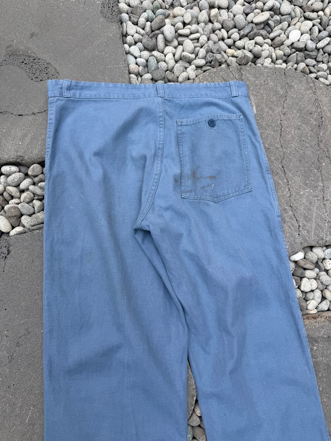 1960s DISTRESSED FADED FATIGUE 프렌치워크팬츠 상품이미지10