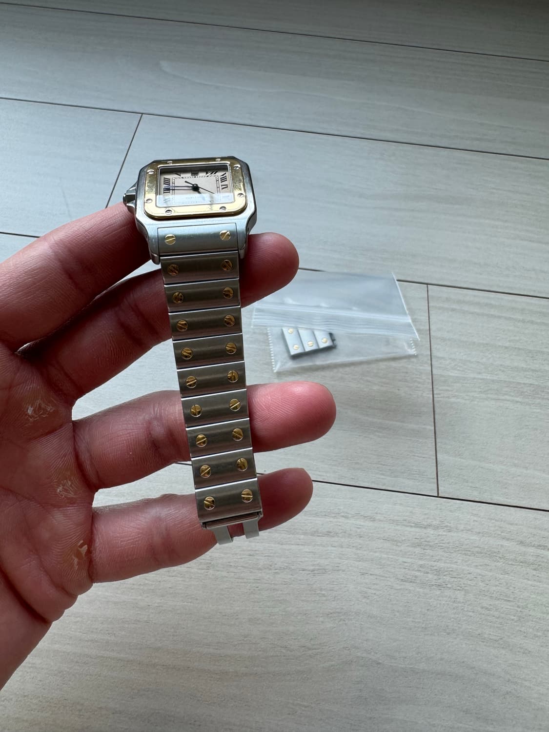 까르띠에 산토스 갈베 콤비 LM 사이즈 판매합니다 상품이미지6