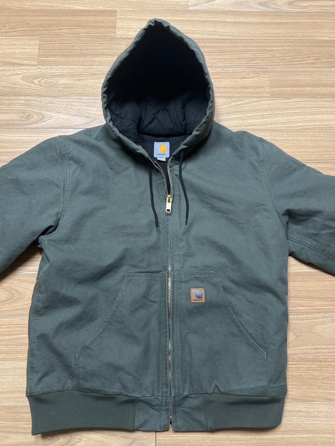 칼하트 모스크린 (US가죽패치)빈티지 상품이미지1