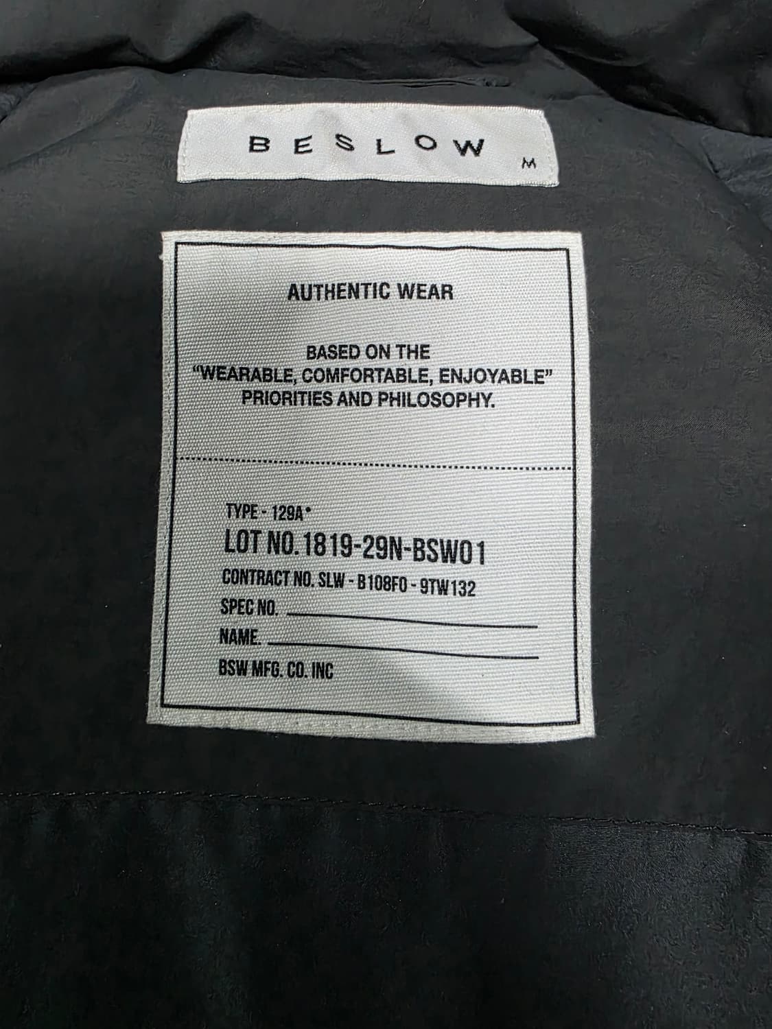 비슬로우 디테처블 몬스터 패딩 M사이즈 상품이미지7