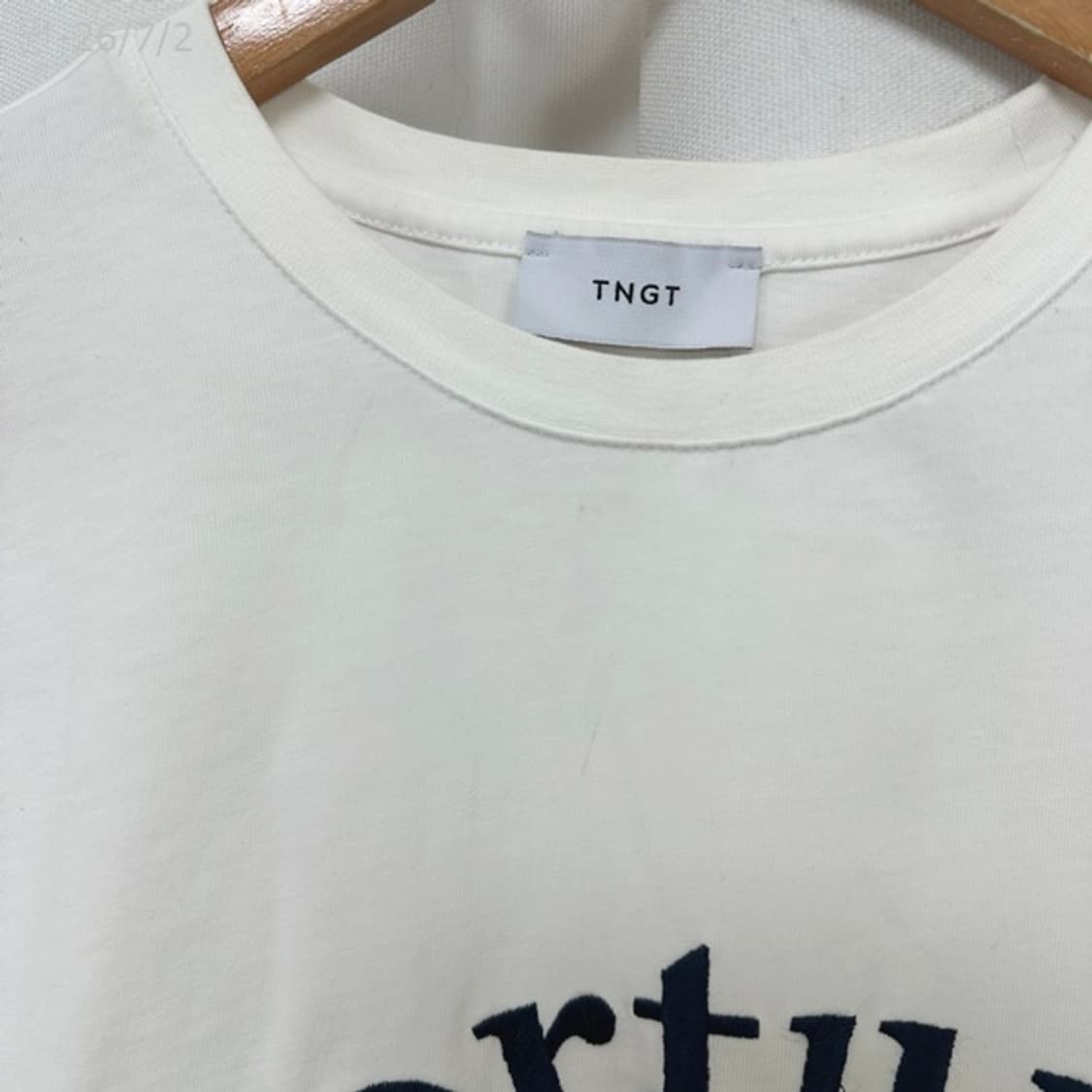
TNGY 남자 면100% 반팔티 화이트 100 /퀸 상품이미지2
