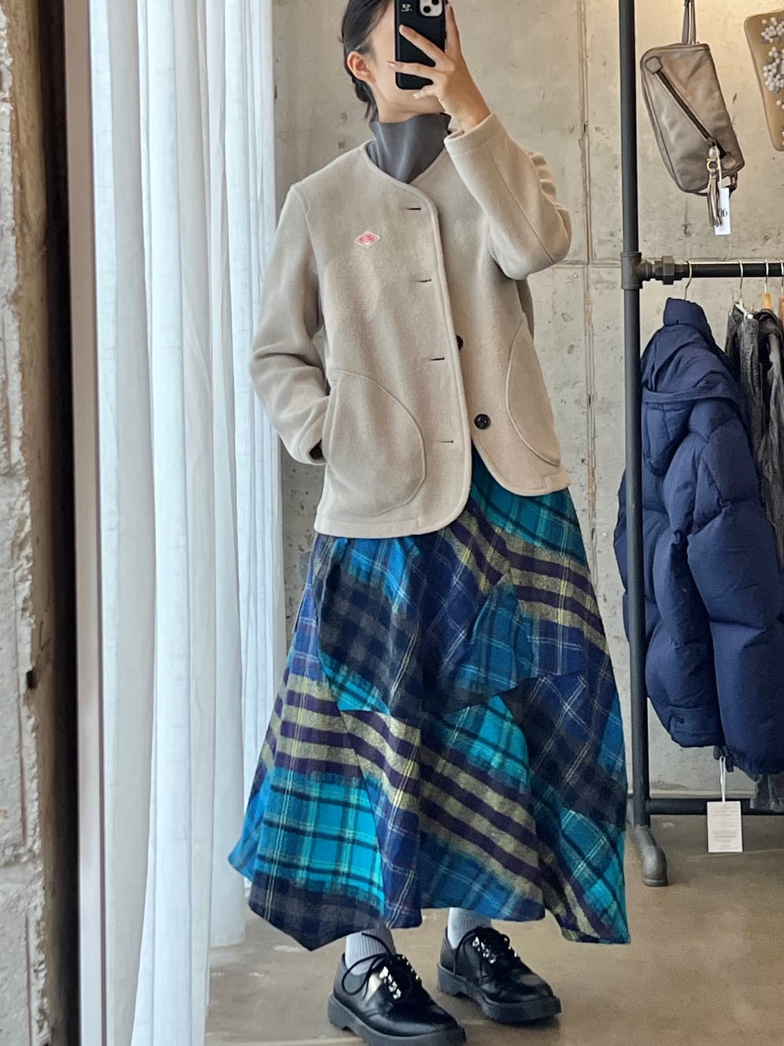 DANTON 단톤 노카라 울 자켓 상품이미지3