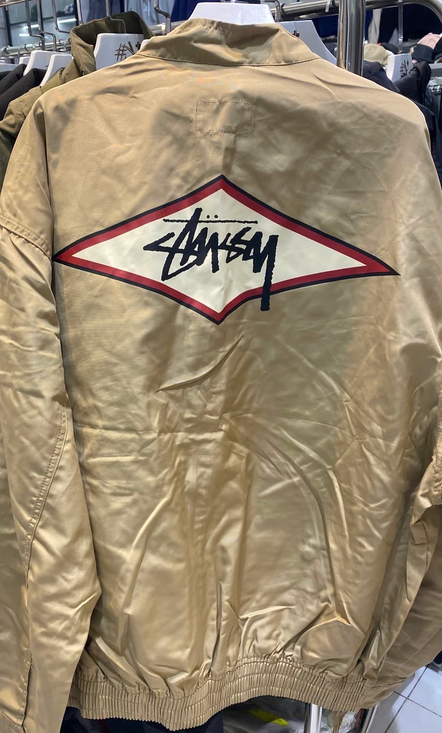 스투시 서프 팀 해링턴 자켓 샌드베이지 XL 새상품 상품이미지1