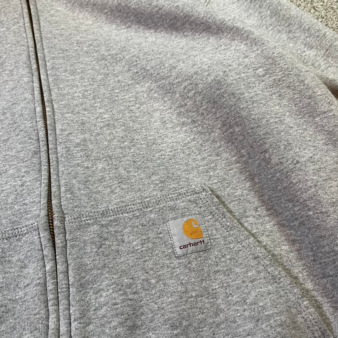 칼하트 그레이 오버 후드집업 상품이미지2