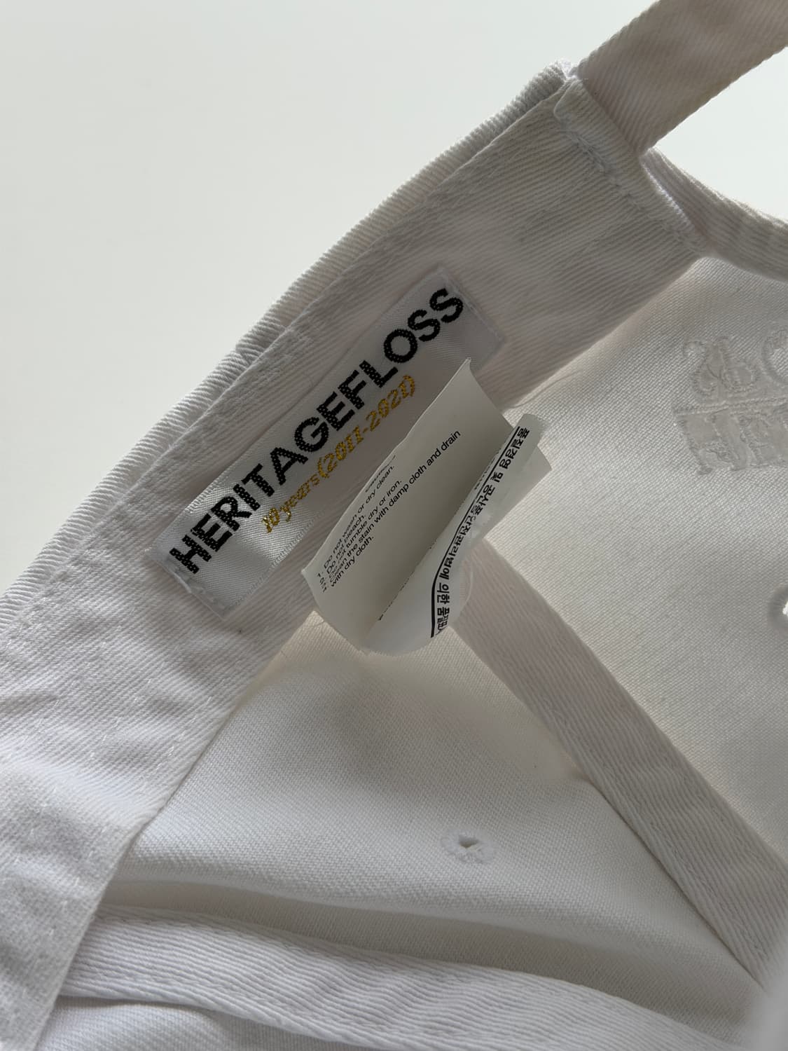 헤리티지플로스 크레스트 트윌 워시드 캡 오프화이트 상품이미지5