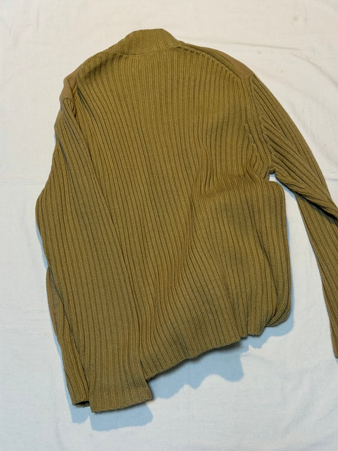 아르마니 익스체인지 니트 집업 자켓 베이지 상품이미지3