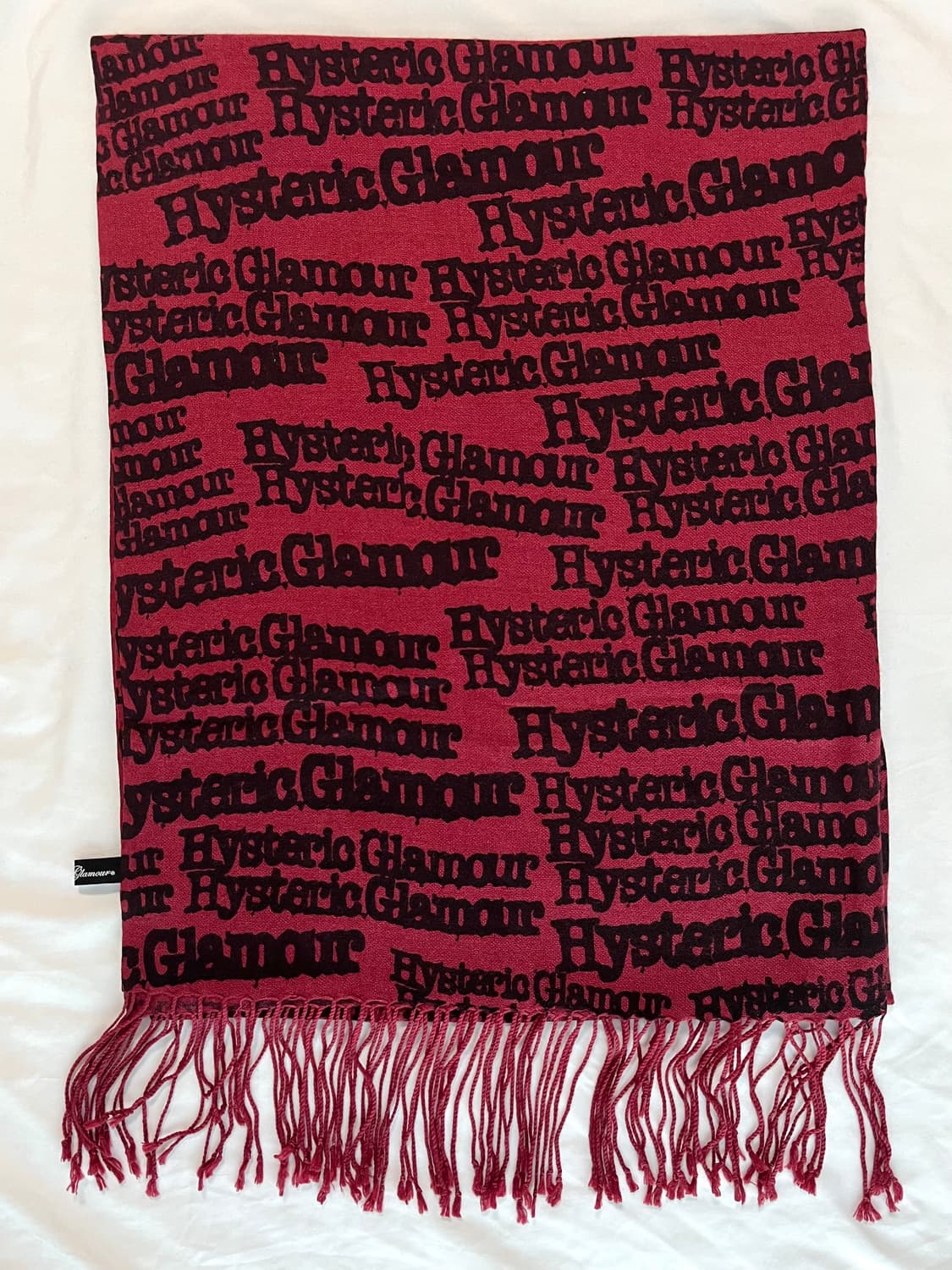 히스테릭 글래머 타입 로고 레터링 스툴 목도리 머플러 상품이미지4