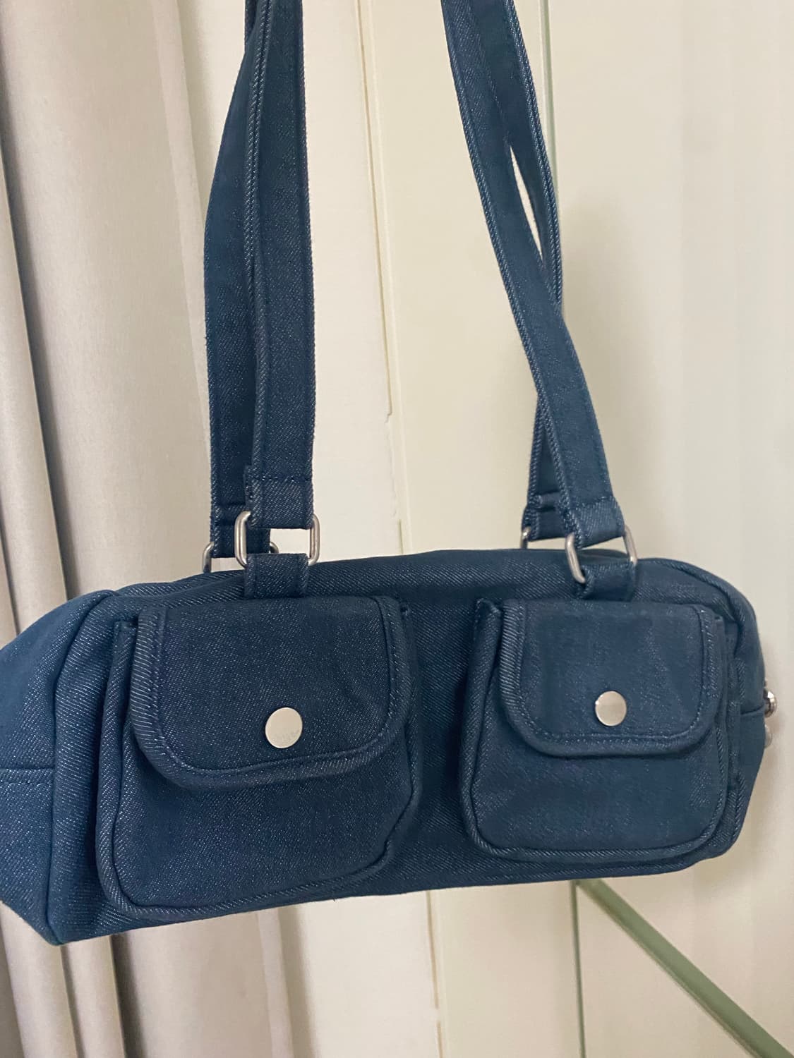 큘 포켓백 블루데님 상품이미지1