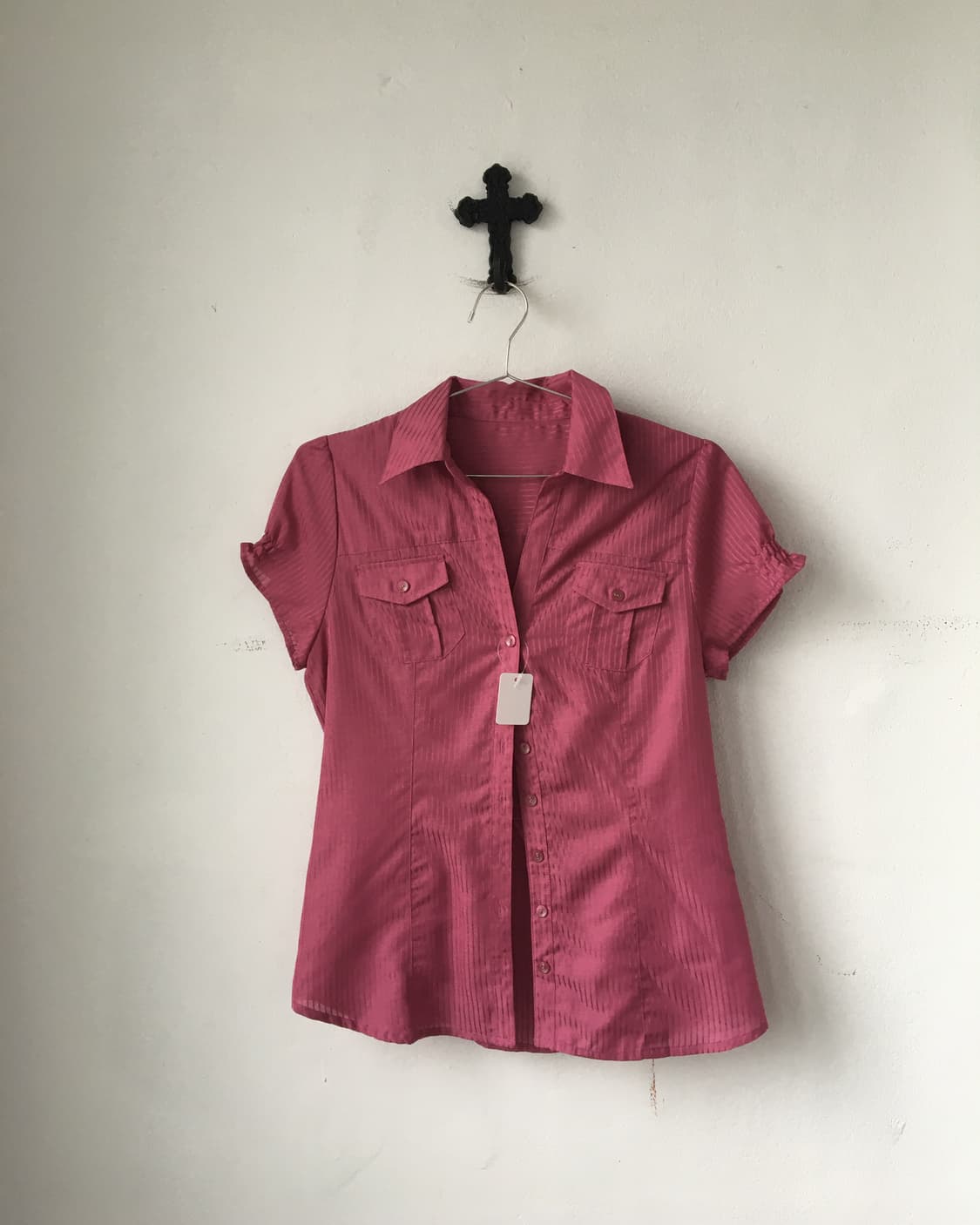 Stripe pattern pocket shirt 상품이미지1