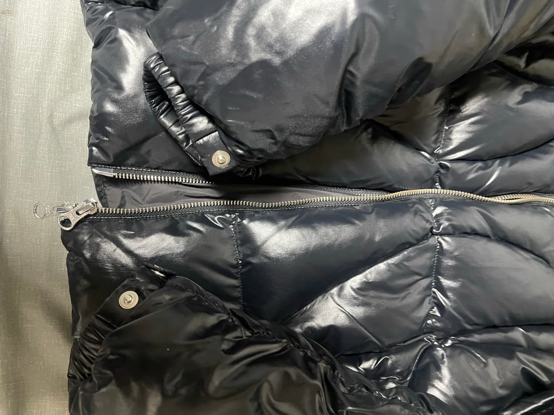 인사일런스 웨이브 라인 다운 자켓 블랙 s 상품이미지3